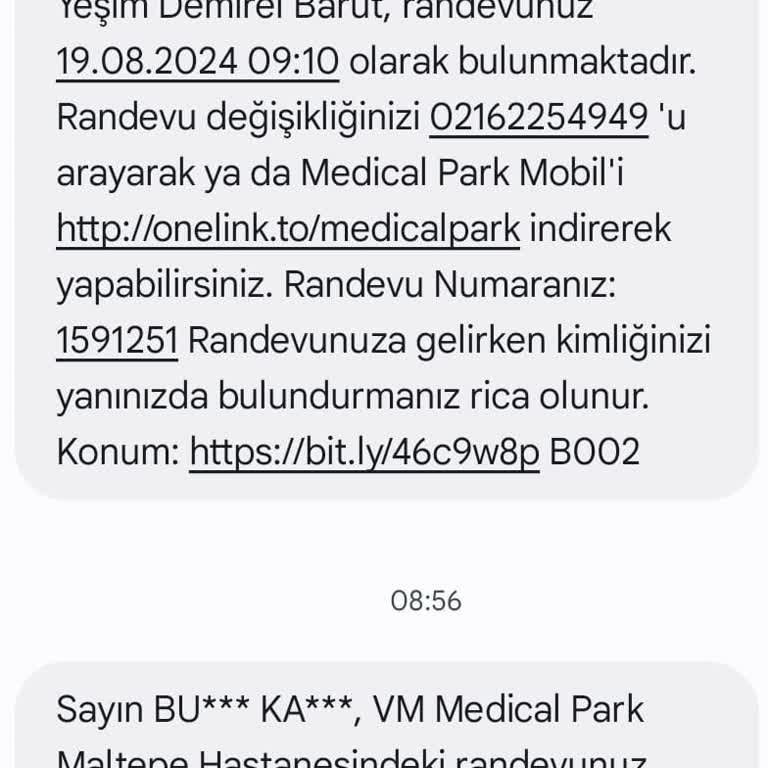 Medical Park Hastanesi Maltepe Randevu Sorunu