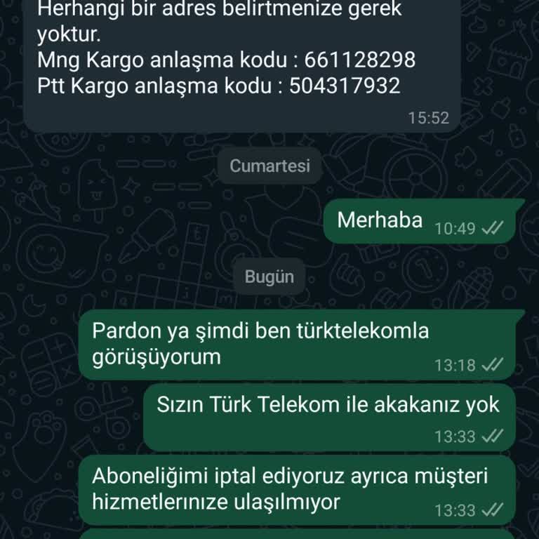 Sade Net Ve İptal Talebim