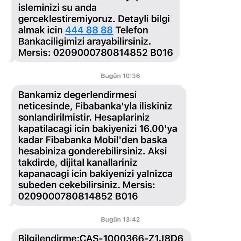 Fibabanka Müşteri Mağduriyet Hesabımı Kimseye Sormadan Ve Kapattılar