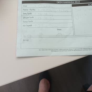 İGS Mağazacılık Antares İGS Defolu Ürün Sattı Ve İncelemeye Gönderiyor