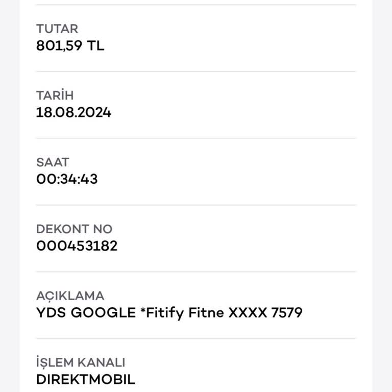 Google Play Bilgim Olmadan Hesabımdan Para Çekildi.