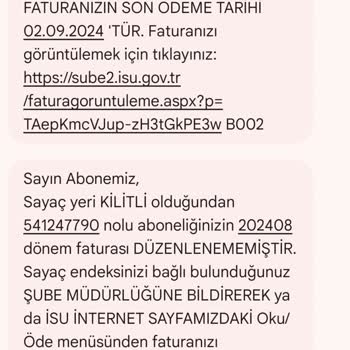 Karamürsel İSU Müdürlüğü Abonelik Bağlamıyor