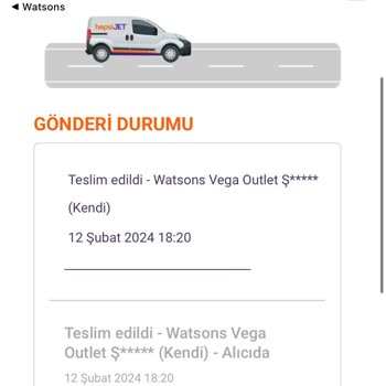 Watsons Mağazaya Teslim Ürün
