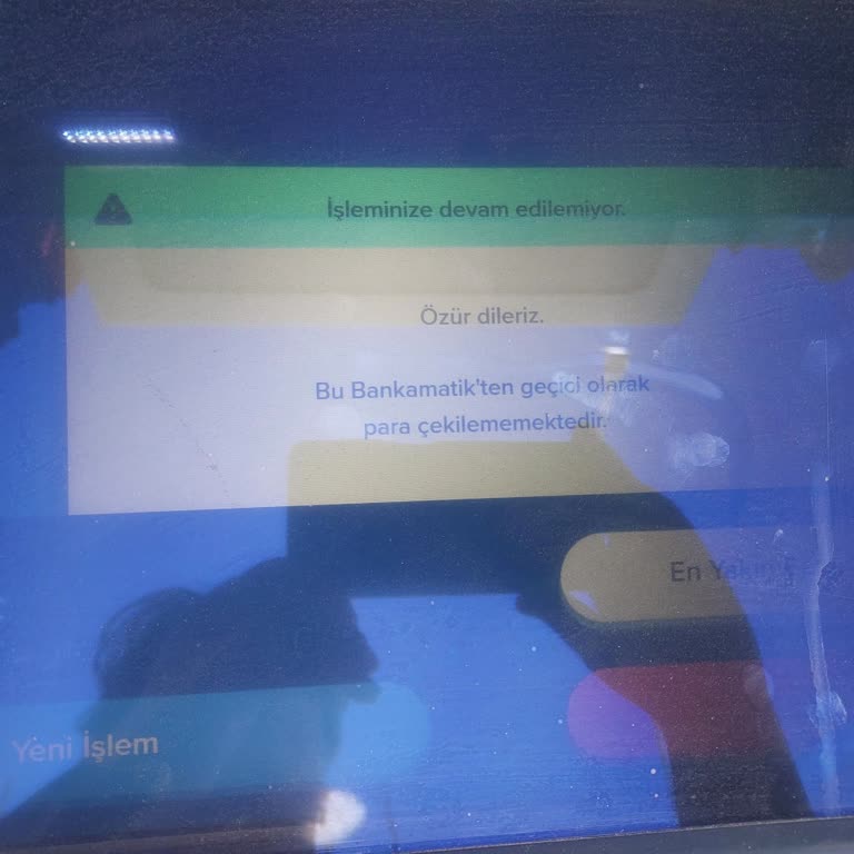 İş Bankası Mordoğan ATM De Para Bulunmaması Sorunu