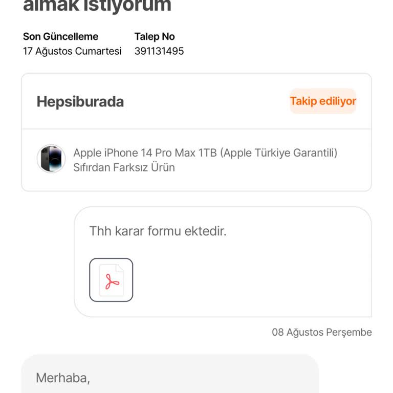 Hepsiburada Tüketici Hakem Heyeti Kararını Yerine Getirmiyor!