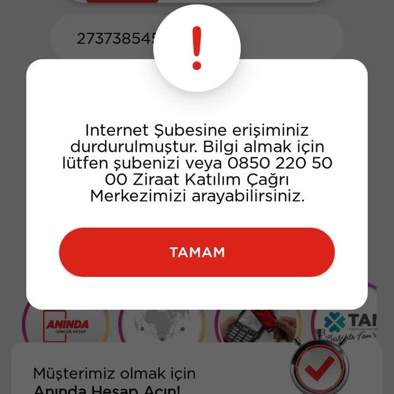 Ziraat Katılım Bankası'nda Yaşadığım Sorunlar Ve Mağduriyet