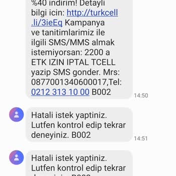 Turkcell'in İstem Dışı Reklam SMS'leri ve İptal Sorunu