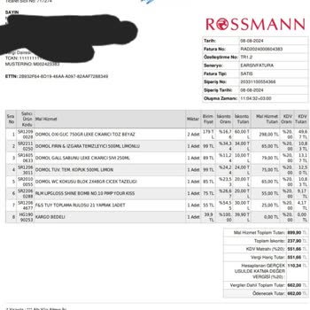 Rossmann'ın Sürekli Eksik Kargo Yollaması