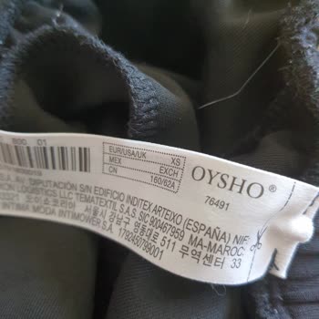 Oysho Giyim Markası Tüylenme Ve Deformasyon Oluştu Yıkamadan Tüylendi