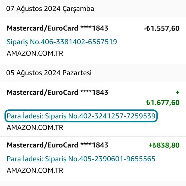 Amazon Para İadesi Sorunu Ve Yanıltıcı Bilgi