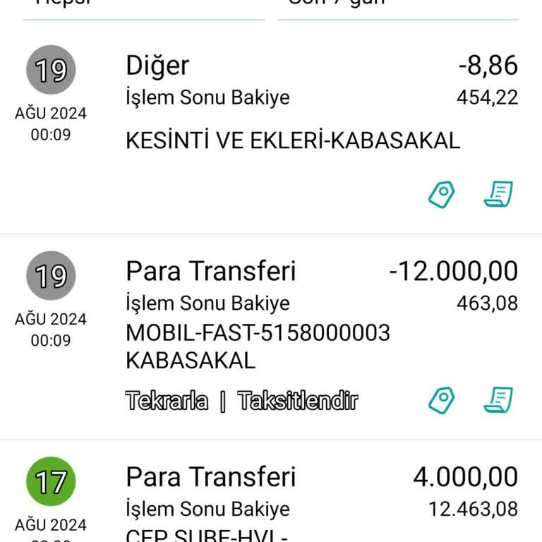 Kabasakal Hesap Satışı Sorunu