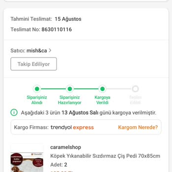 Trendyol Siparişim Neden Antalya'da