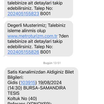 Metro Turizm Obilet Aracı Kurumunuzun Bilet Fiyatınızı 400 Tl İken 600 TL Satması