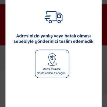 Aras Kargo Adresi Yetersiz Buldu