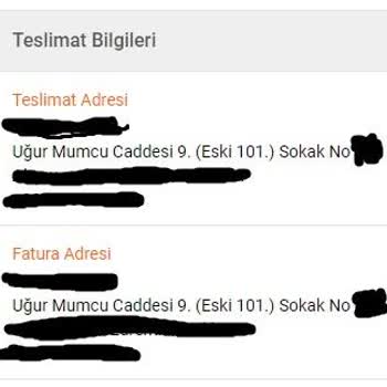 Aras Kargo Adresi Yetersiz Buldu