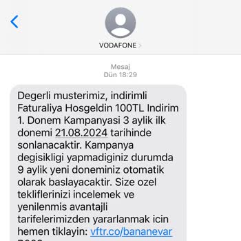 Vodafone'dan Yanıltıcı Kampanya Mesajı ve Çözüm Bulunamaması
