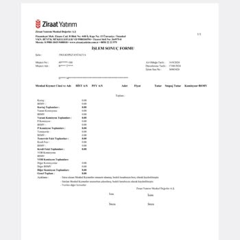 Ziraat Yatırım Ziraat Yatirim Borsa Hesabı