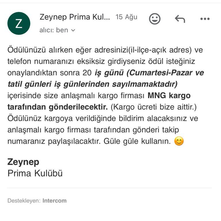 Prima Kulübü'nden Beklenen Bebek Bezi Teslimatı Sorunu