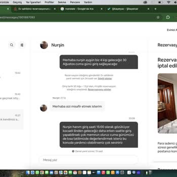 Ayvalık'ta Airbnb Rezervasyon Sorunu