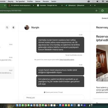 Ayvalık'ta Airbnb Rezervasyon Sorunu