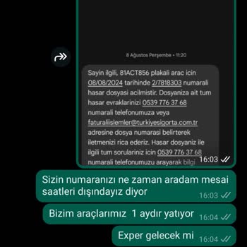 Türkiye Sigorta Sigorta Firmasından Hizmet Alamama Sorunu