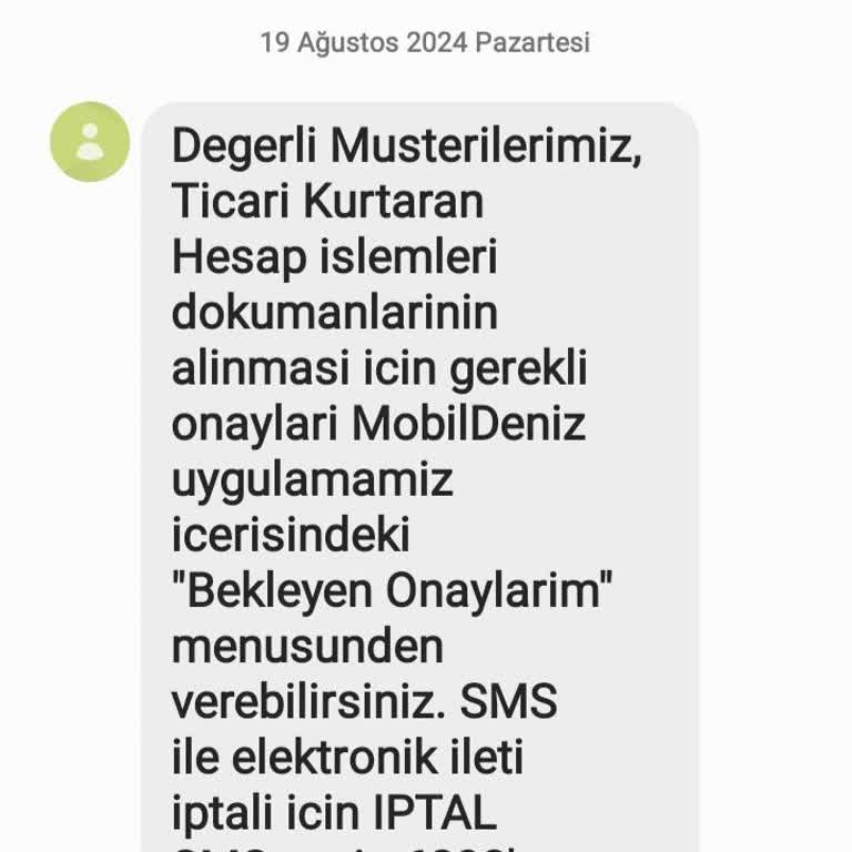 Denizbank SMS. İptal Etmeme Rağmen Hala Neden SMS Geliyor.