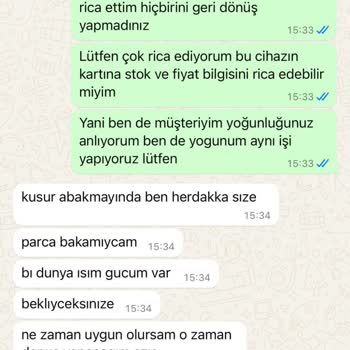Arçelik Klima Servisinden Yetersiz Geri Dönüş ve Saygısız Üslup