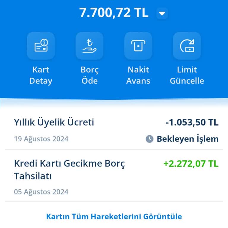 Denizbank Kredi Kartı Aidatı