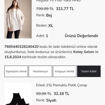 DeFacto İademin ParaPuan Olarak Yapılması