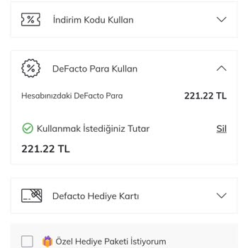 DeFacto İademin ParaPuan Olarak Yapılması