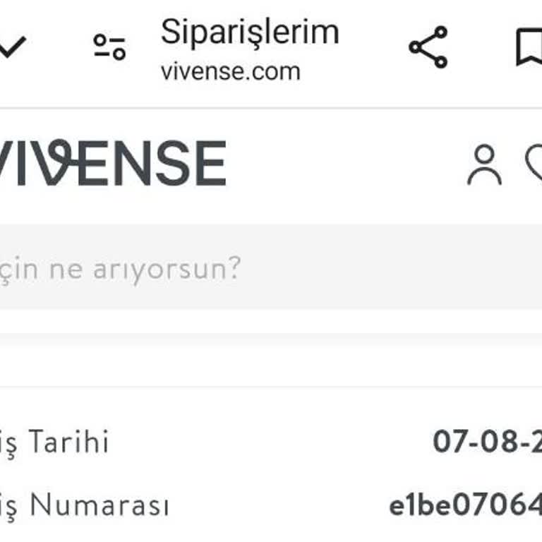 Vivense Teslimat Sorunu - İletişim Kuracak Kimse Yok