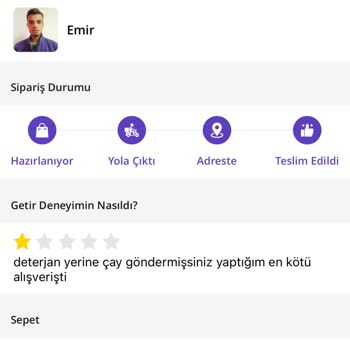 Getir Pişmanlıktır, Deterjan Yerine Çay Gönderen Alışveriş Sitesi