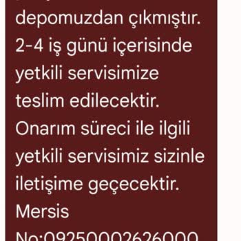 Vestel Marka TV İçin Servisin İşbilmezliği