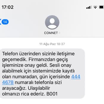 Millenicom'dan Geçiş Problemi