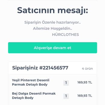 Hurclothes'ten Aldığım Ürün 5 Gündür Kargoya Verilmedi