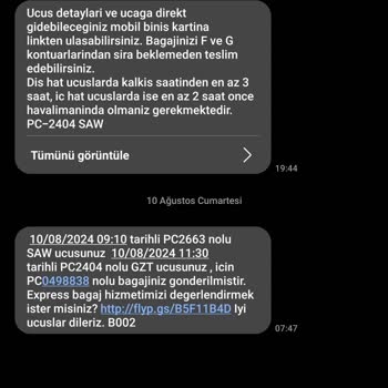 Pegasus'un Bagaj Umursamazlığı