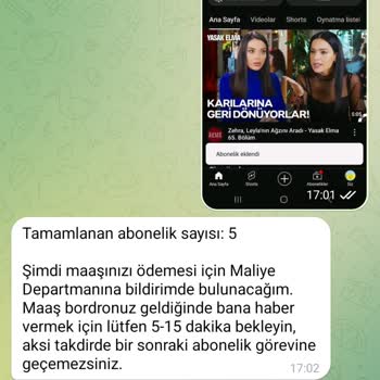 Telegram Youtube.com Çalışma Gruplarında Abone Olarak Para Kazanma