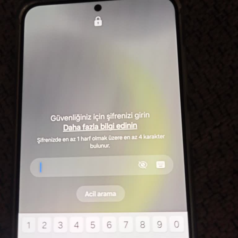 Samsung Telefon S24 Parmak İzi Sıkıntısı