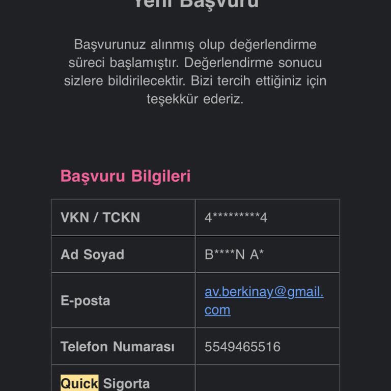 Quick Sigorta Değer Kaybı Başvurusunu Ödemiyor