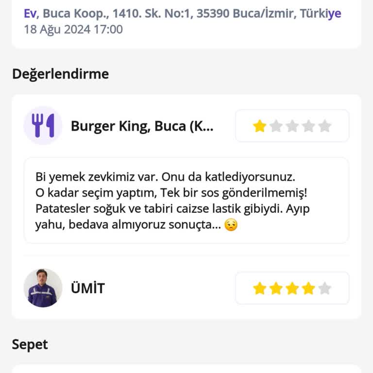 Burger King Tam Bir Fiyasko! 😏