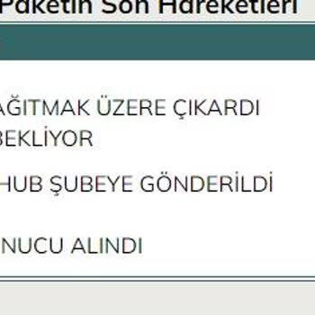 UPS Türkiye Kayıp Kargo-Yemeksepeti Teslimatı