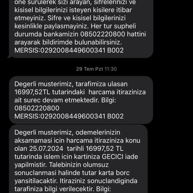 Sigortam.net Karttan İzinsiz İşlem