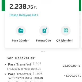 Garanti Bankası'ndan Yapı Kredi Bankasına Fast Gönderim Yapılmadı!