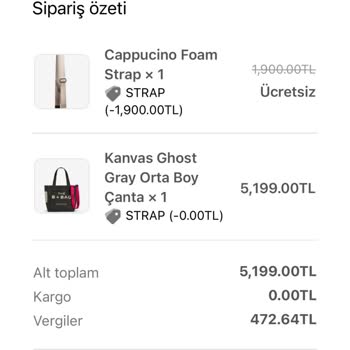 Bonheur Bag Bonheur Çanta Eksik Ürün Gönderdi