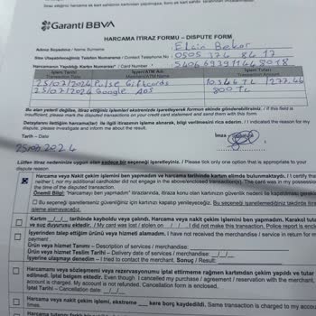 Garanti BBVA Paramı Aldılar. İzinsiz Paramı Çektiler