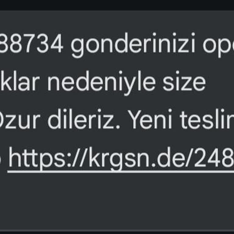Kargom Sende Kargo Teslim Tarihi Değiştirildi