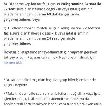 Pegasus Bilet İade Kampanyasını Uygulamıyor