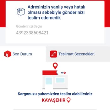 Aras Kargo Kargo Teslimi İle İlgili Sıkıntı