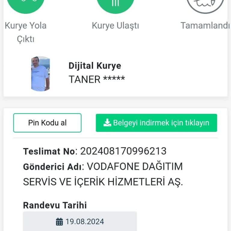 Dijital Kurye Randevu Günü Gelmedi