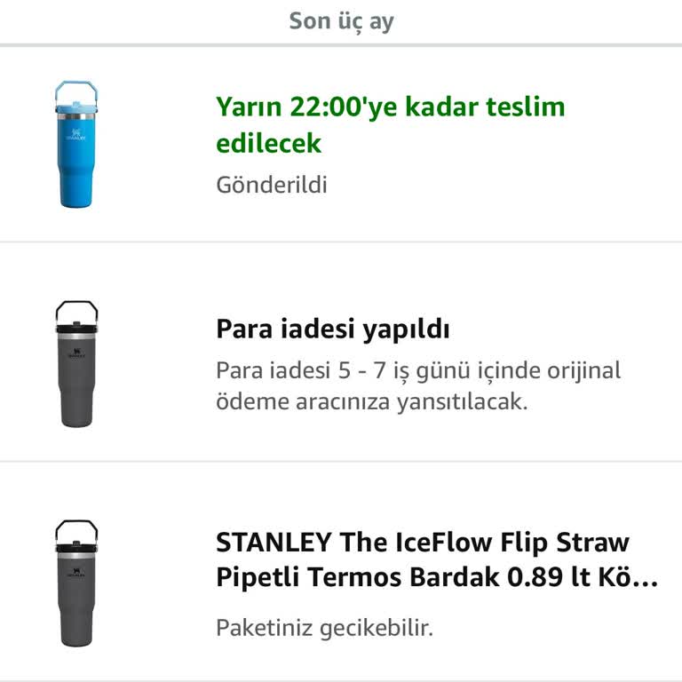 Amazondan Aynı Ürün 3 Seferdir Siparişim Gelmiyor.